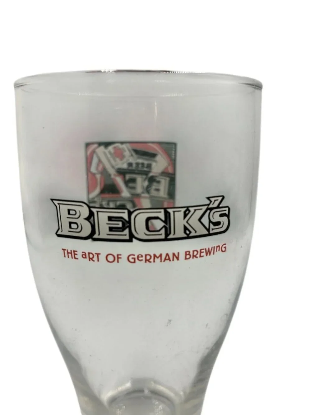 Becks Pilsner Glass 16 Oz Belgian Beer Style The Art Of German Brewing
